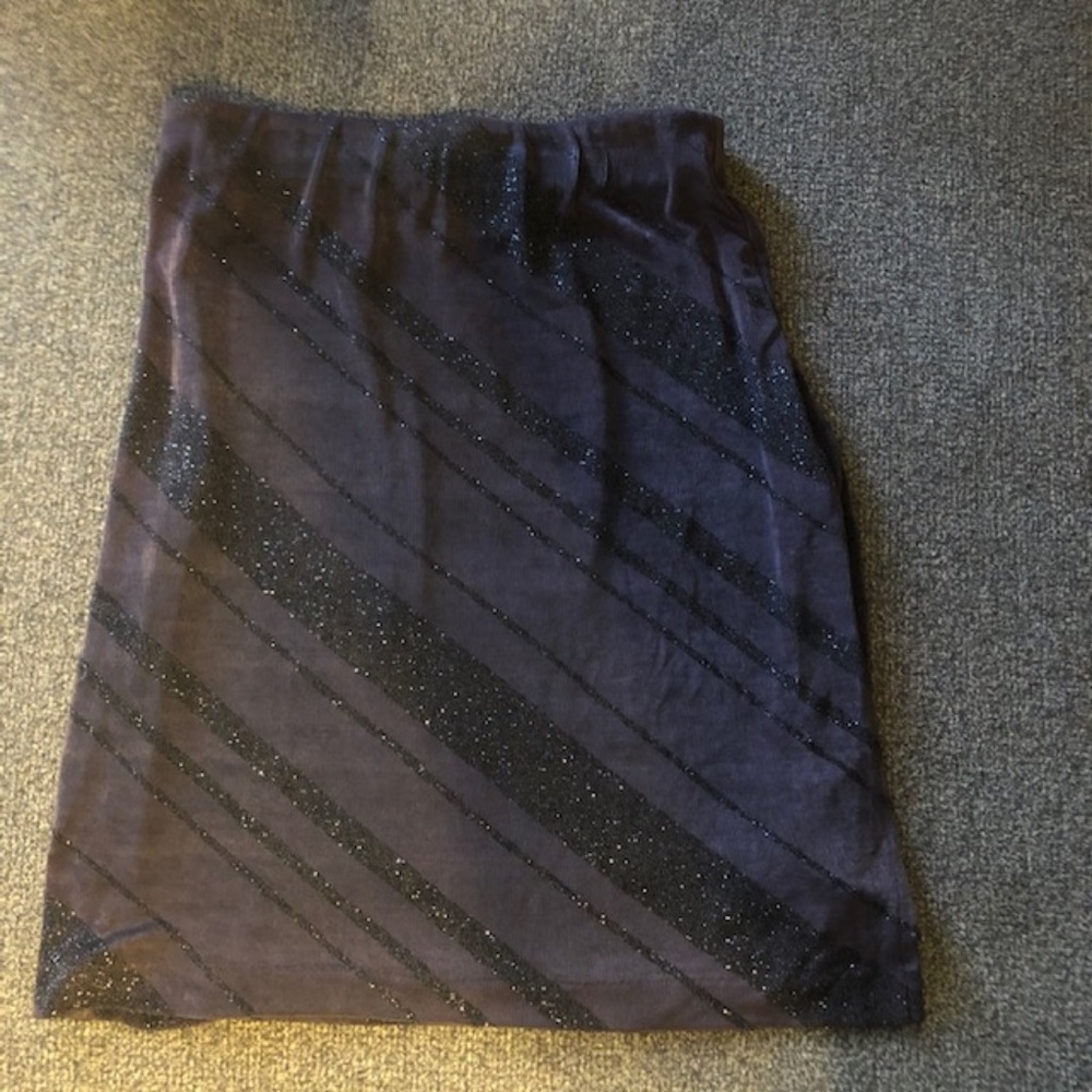 Charcoal Grey Sparkly Skirt